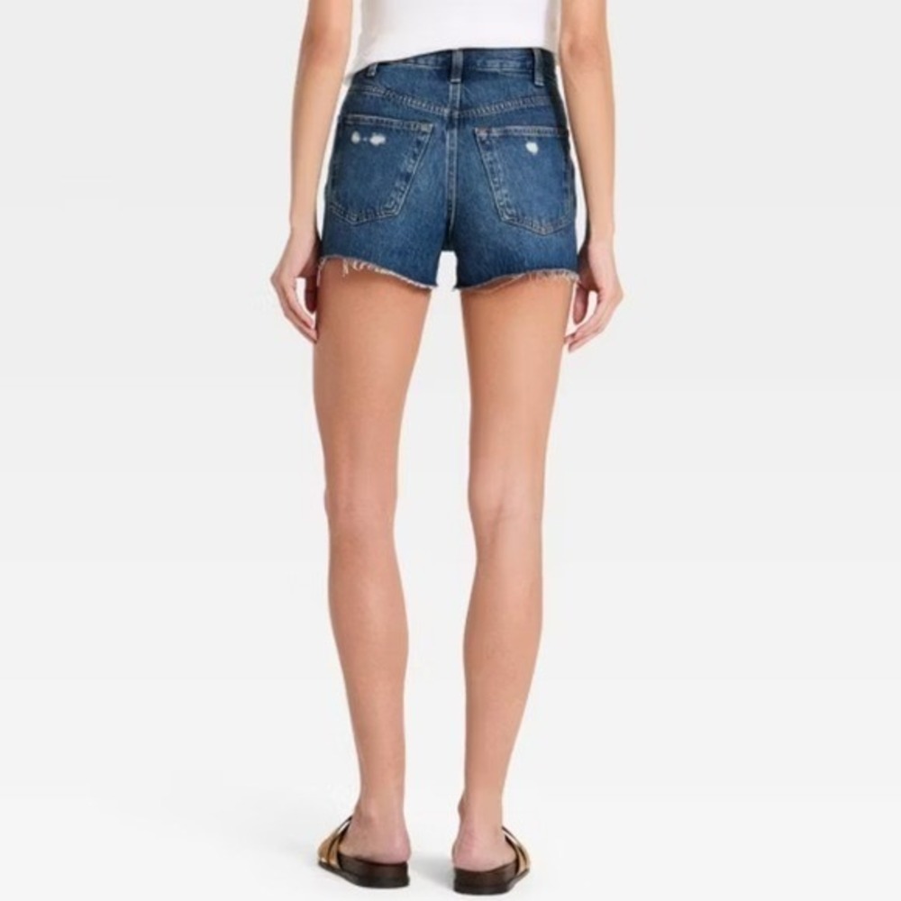 Universal Thread‎ High Rise Denim Mini Cut-Off Shorts - Picture 2 of 9